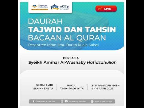 DAURAH TAJWID DAN TAHSIN BACAAN AL QURAN - Pertemuan #1