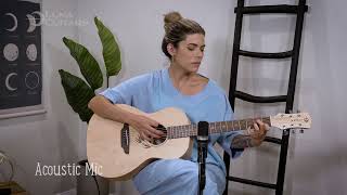 Video thumbnail for Luna Guitar Woodland Bamboo Parlor with Preamp by Luna Guitars