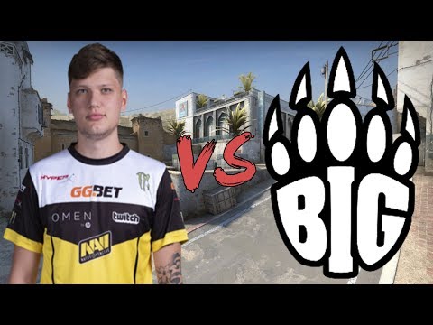 CSGO: POV Na'Vi s1mple vs BIG (21/6) dust2 @ FACEIT Major 2018