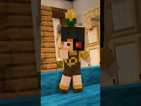 Daisy is Home alone in Minecraft