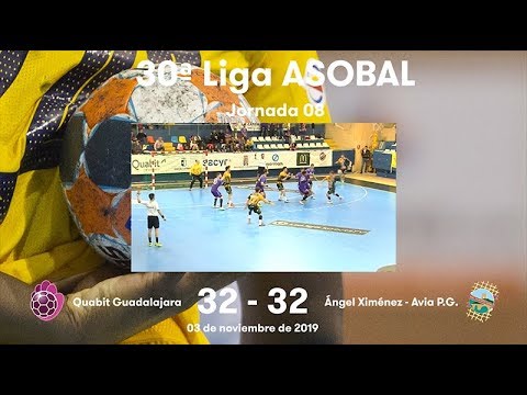 LIGA ASOBAL J08: Quabit Guadalajara - Ángel Ximénez - Avia P.G. 32-32