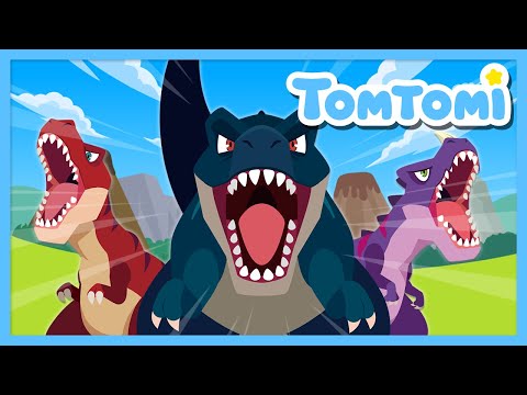 [NEW] The Villain Dinosaurs😈🦖 | Dinosaur Villains Take Over! | Dinosaur Song | Kids Song | TOMTOMI