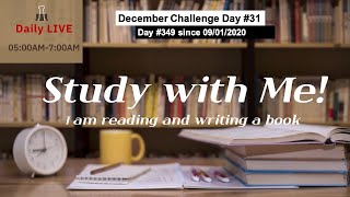 [12.31.2021] Daily 2 Hours Study with Me at 5AM CST: 작가를 꿈꾸며 새벽공부방을 엽니다