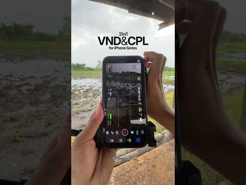 iPhone VND filter for video shooting in changing light conditions