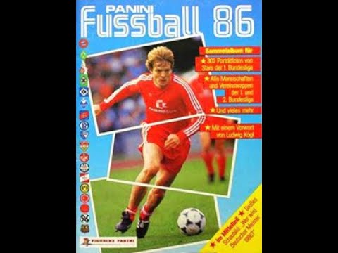 STICKERS PANINI BUNDESLIGA CHAMPIONSHIP 1986 BORUSSIA DORTMUND