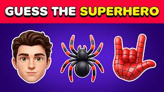 Can You Guess The Superhero By Emoji? 🦸‍♂️ Marvel & DC Quiz