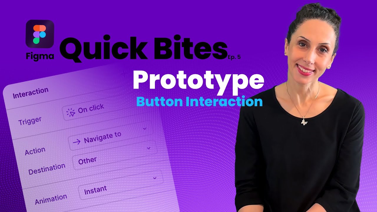 Prototype a Button Interaction in Minutes! | Figma Quick Bites Ep. 5