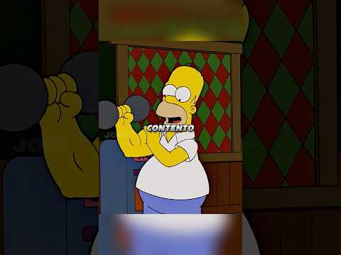 Homer consigue músculo 💪#lossimpsons #thesimpsons #simpsons