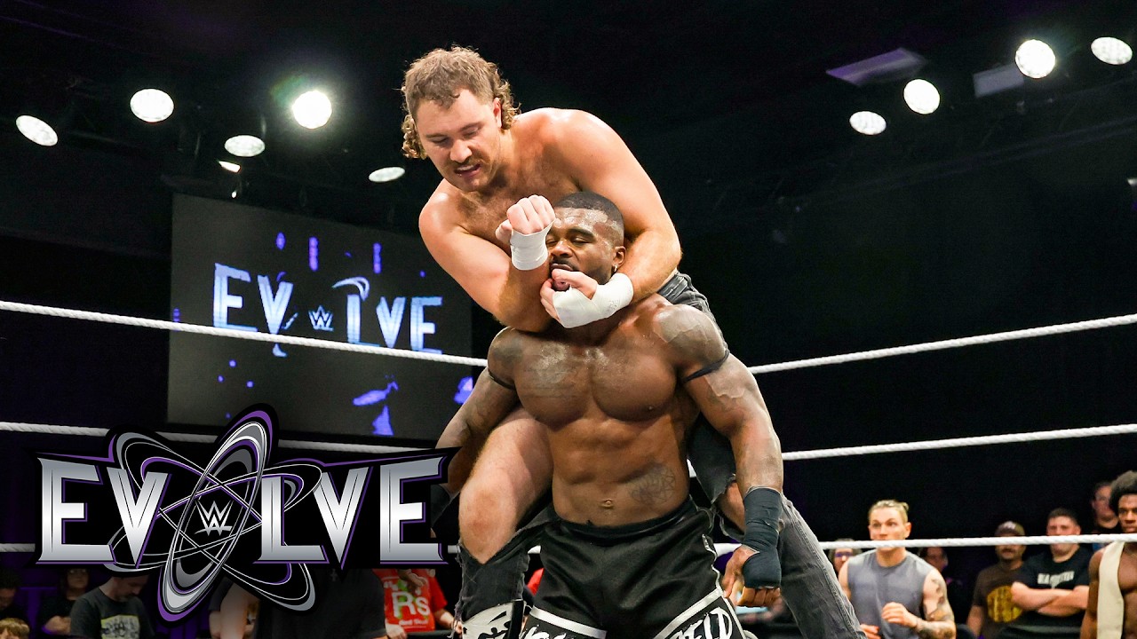 Brooks Jensen vs. Elijah Holyfield | Lumberjack Match: Evolve highlights, Aug. 26, 2026