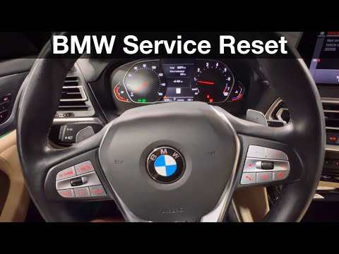 2019 - 2022 BMW X3 X5 How to reset the service light / maintenance / oil change / 3 Series /