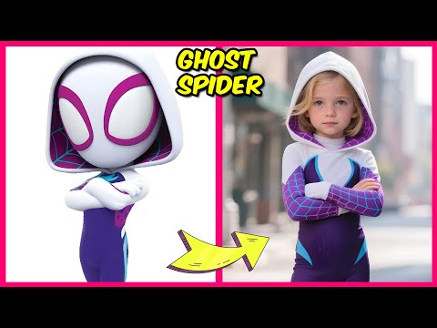 How Marvel's Spidey Characters Look In Real Life + Their Favorites Things ! 🕷️🟣🕸️| Ghost Spider