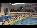 100m freestyle 52.9 , 4th lane