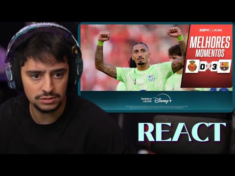 CORINGA REAGINDO O GOLAÇO de YAMAL, DUAS EXPULSÕES e RAPHINHA marcam Mallorca x Barcelona em LALIGA👑