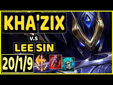 HY0G4 (KHA'ZIX) vs LEE SIN - 20/1/9 KDA JUNGLE CHALLENGER GAMEPLAY - BR
