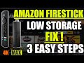 FIX FIRESTICK LOW STORAGE ERROR 3 EASY WAYS TO CLEAN UP YOUR FIRE STICK 4K MAX AND FIRE TV CUBE