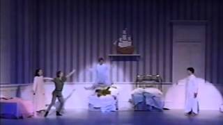 Charlotte D'Amboise flying as "Peter Pan"