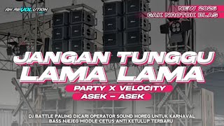 Download lagu DJ JANGAN TUNGGU LAMA LAMA VIRAL TERBARU || PARTY JEDAG JEDUG || AN REVOLUTION mp3