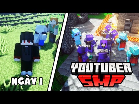 KiraMC Synthesize 100 Days of Minecraft Survival SMP With Team Youtuber VN !!