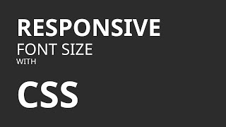 Dynamic Font Size in pure CSS