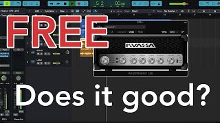 Video thumbnail for Free guitar amp vst: Kuassa Amplifikation Lite (demo) by Bedroom Guitarist