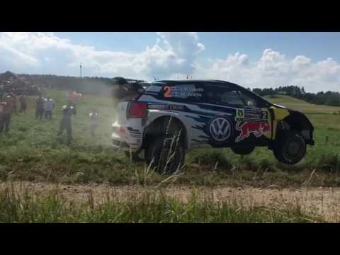 73 Rally Poland Chmielewo jump flat out Jari Matti Latvala