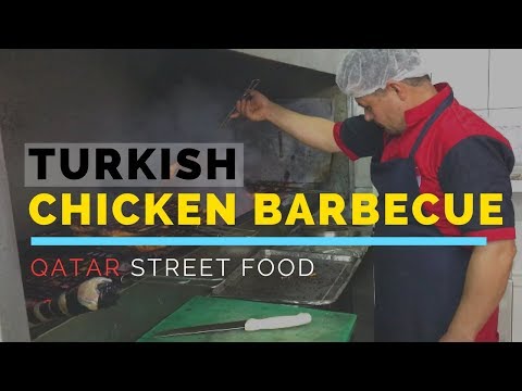 Best Charcoal Grilled Turkish Barbecue Chicken in Al Mansoura | Qatar Street Food