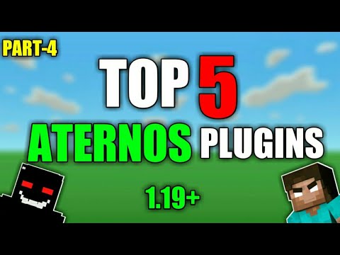 ZOXLER - Top 5 Plugins For Minecraft Aternos Server Pe || In Hindi (PART-4)