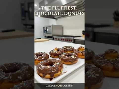 Chocolate Donuts Recipe | Easy & Fluffy Homemade Donuts