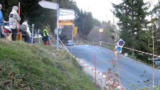 preview picture of video 'IRC Highlights 2008 Rd.9: Rally du Valais SUBARU RALLY car'