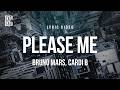 Bruno Mars Cardi B Please Me Lyrics