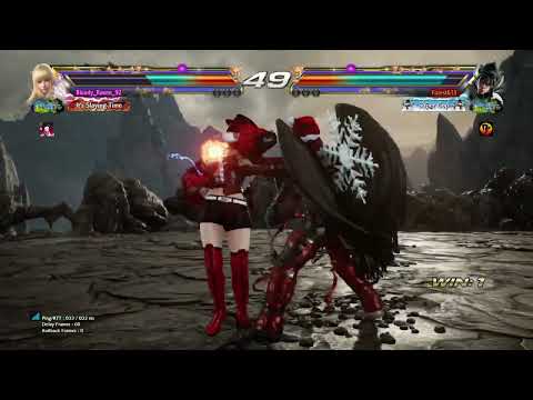 Fujin Devil Jin VS 5 Bars Only 1 and done Fujin Lili Laggy PS4 Version 5 Tekken 7 20230119215818