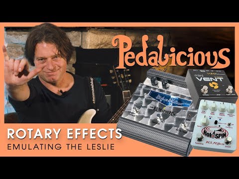 Rotary Effects for Electric Guitar  Mini Vent II, RotoSPIN, Rotosphere