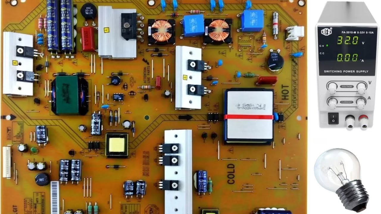 Como Localizar Componentes em Curto com Fonte e Lâmpada Incandescente