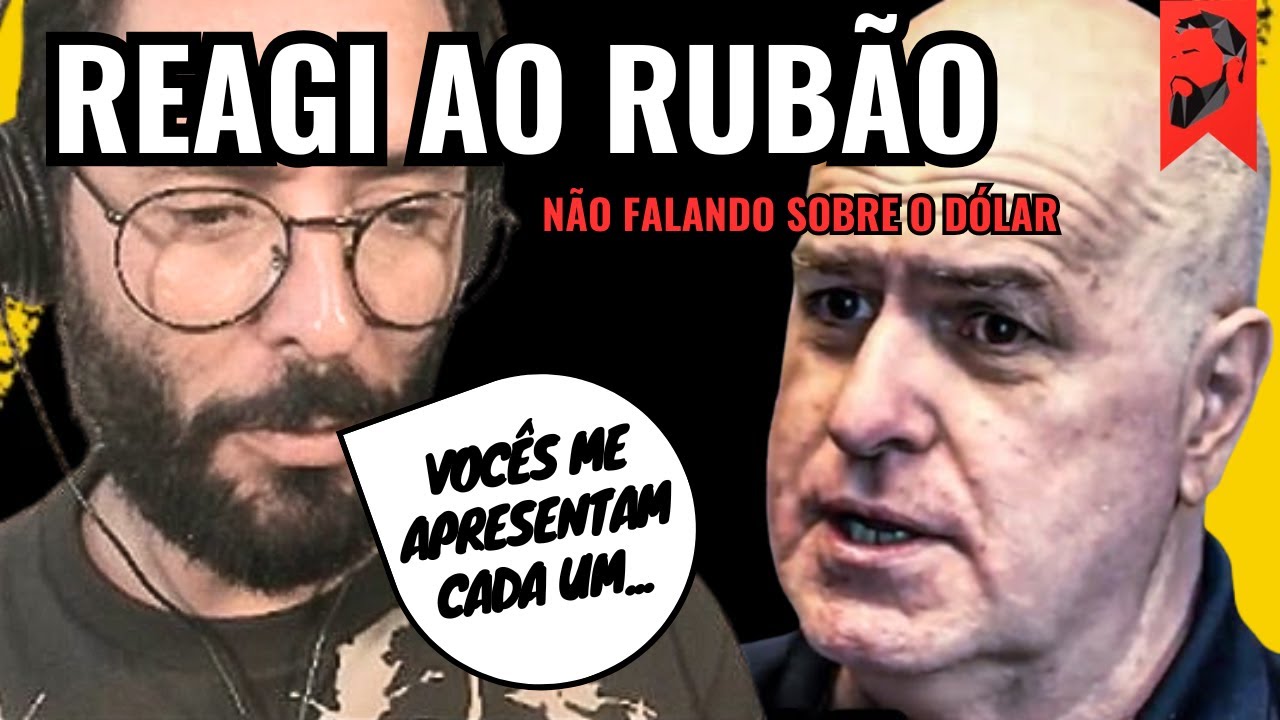 REAGI AO RUBÃO FALANDO NO PODCAST TRÊS IRMÃOS