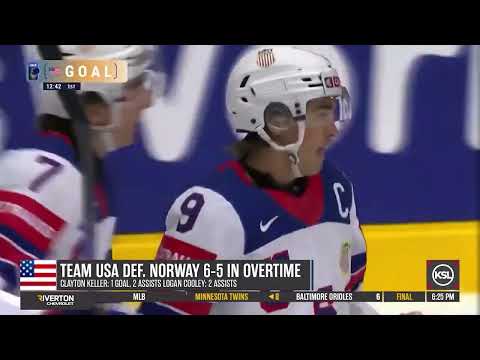 Clayton Keller, Logan Cooley Lead Team USA To Overtime Win Over Norway