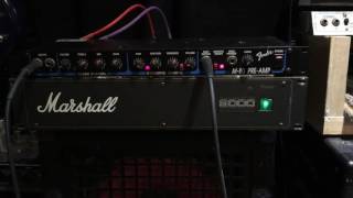 Video thumbnail for Fender M-80 Preamp with Marshall 9000 Series power amp Serviced & Ready by Sam Lease