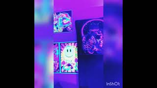 blacklight room tour 🍄🧚☯️👽