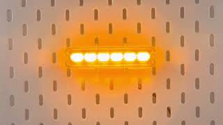 PREDATOR 6x4W LED, 12-24V, oranžový, ECE R65