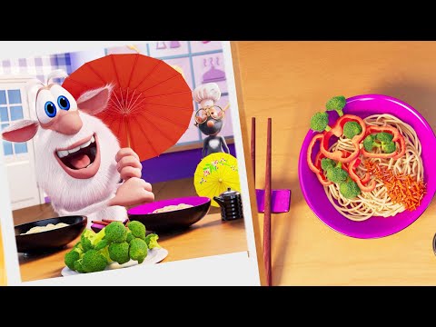 Booba 💫 Food Puzzle 💥 Chinesische Nudeln ✨ Alle Episoden ansehen 💖 Lustige Cartoons für Kinder