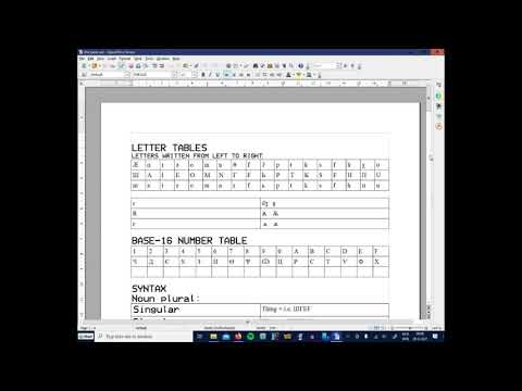 Introduction to my first Conlang