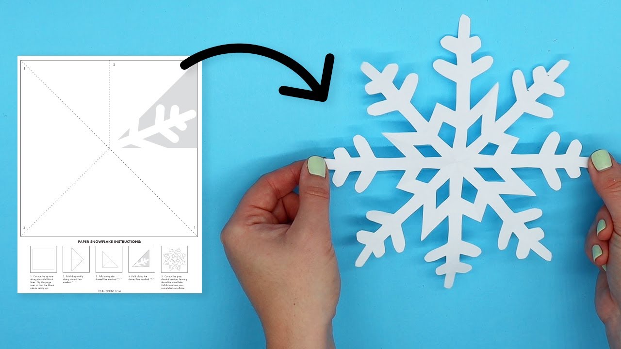 Free Printable Snowflake Template