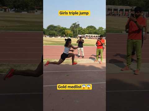 girls triple jump gold medlist #army #trackwork #trackandfield #trybwearathletics #sports #punjabimu