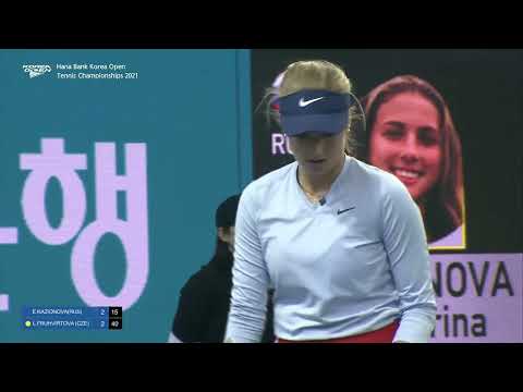 Korea Open - Linda Fruhvirtová vs E. Kazionova