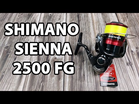 Котушка Shimano Sienna 2500 FG + Жилка 0,26mm (без коробки)