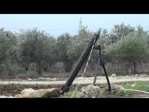 استهداف مقرات تنظيم داعش في الفوج 46 بقذائف الهاون من قبل لواء أحباب الله في ريف حلب