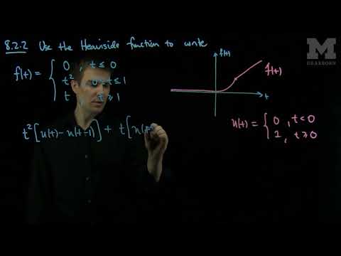 Writing A Piecewise Function With The Heaviside Function