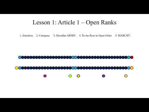 Casey's Infantry Tactics Company Drill Part 2: Opening and Closing Ranks