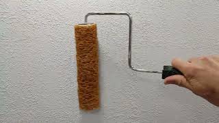 texturing my walls with a "spaghetti roller"
