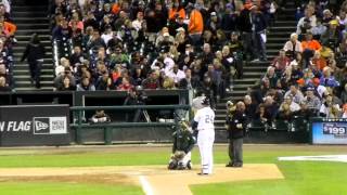 Detroit Tigers Miguel Cabrera third-inning home run vs. Oakland A's Comerica Park 9-18-12