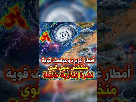 🚨عاجل.. منخفض جوي عملاق يضرب المغرب! تفاصيل التغيير المفاجئ والمدن المعنية 🌧️